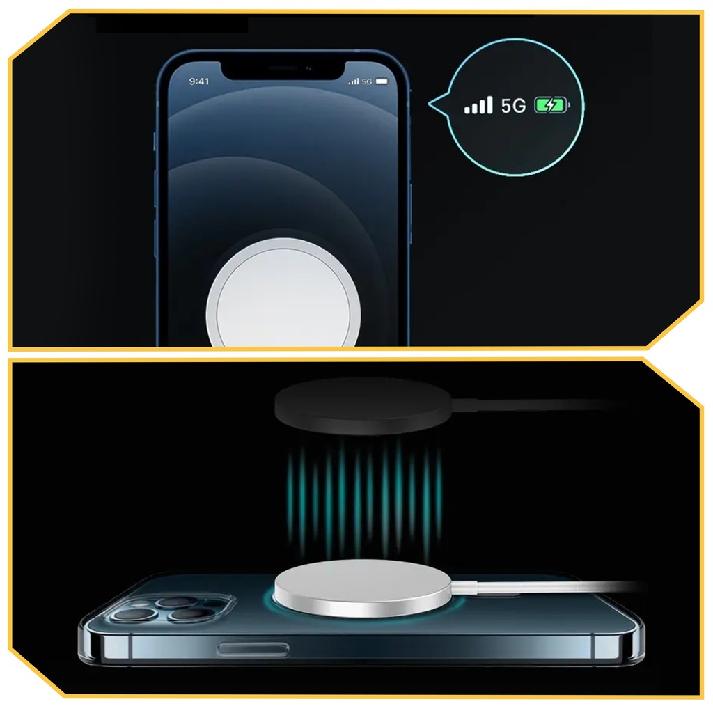 ŁADOWARKA INDUKCYJNA + SZYBKOŁADOWARKA DO IPHONE 15/20W USB-C - LIGHTING Kolor biały